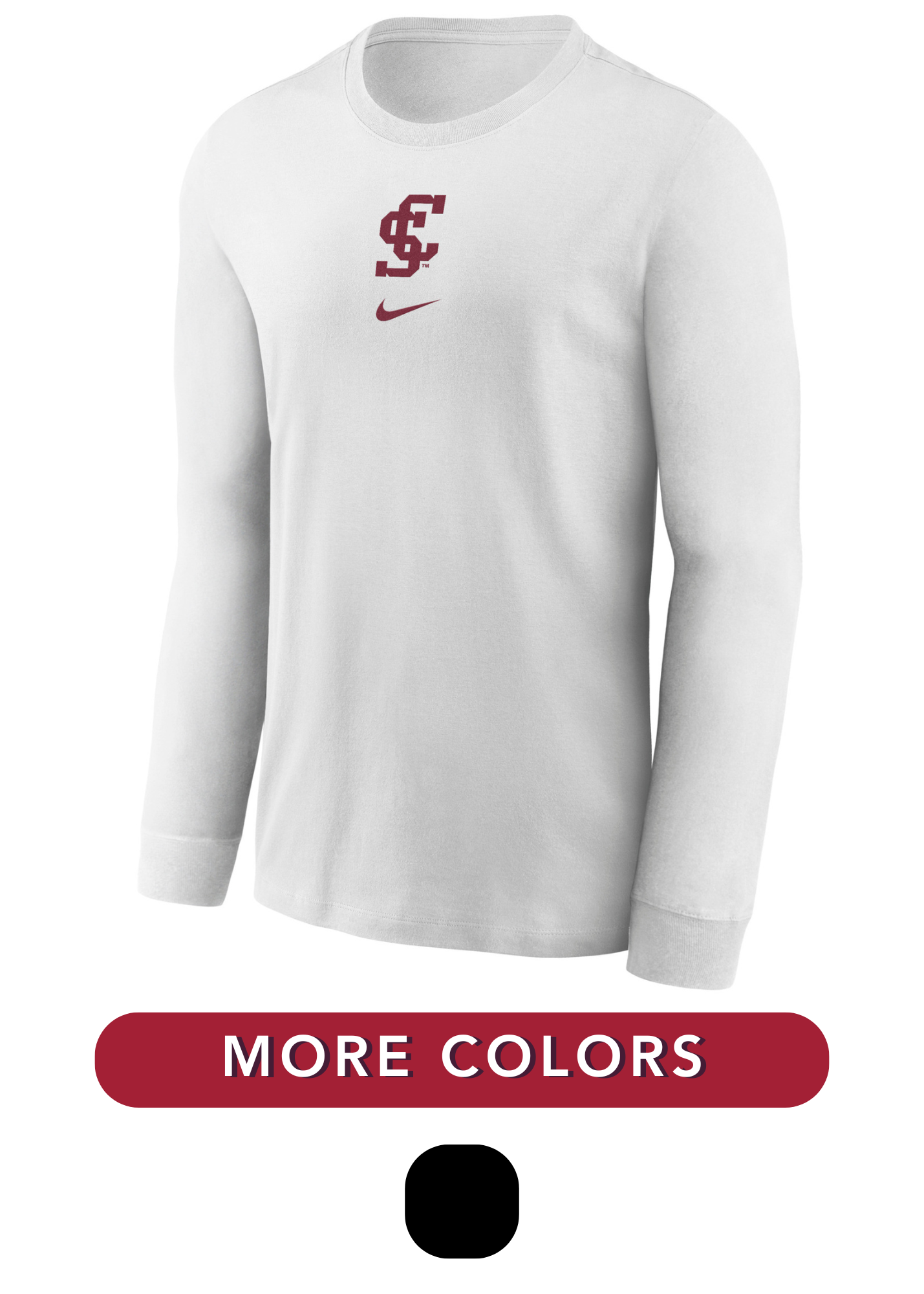 image of: Santa Clara Broncos Nike Shoot Long Sleeve Tee, Black