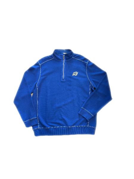 Tommy Bahama Royal Blue Montego Bay Half Zip; $148.99