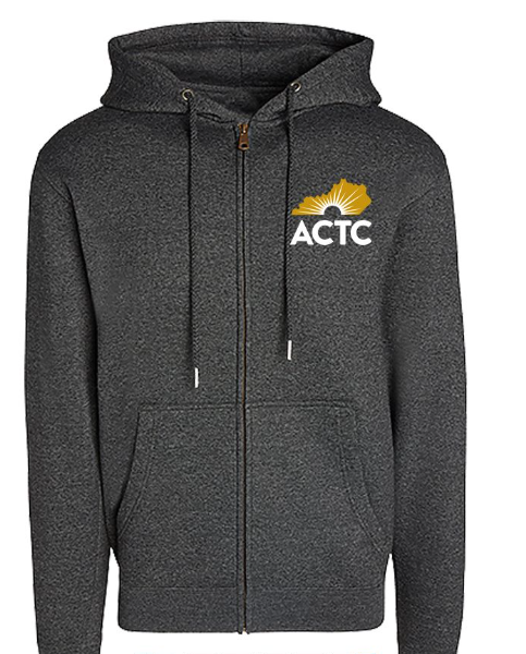 KACTC HOODIE FULL ZIP STATE LOGO; $59.99