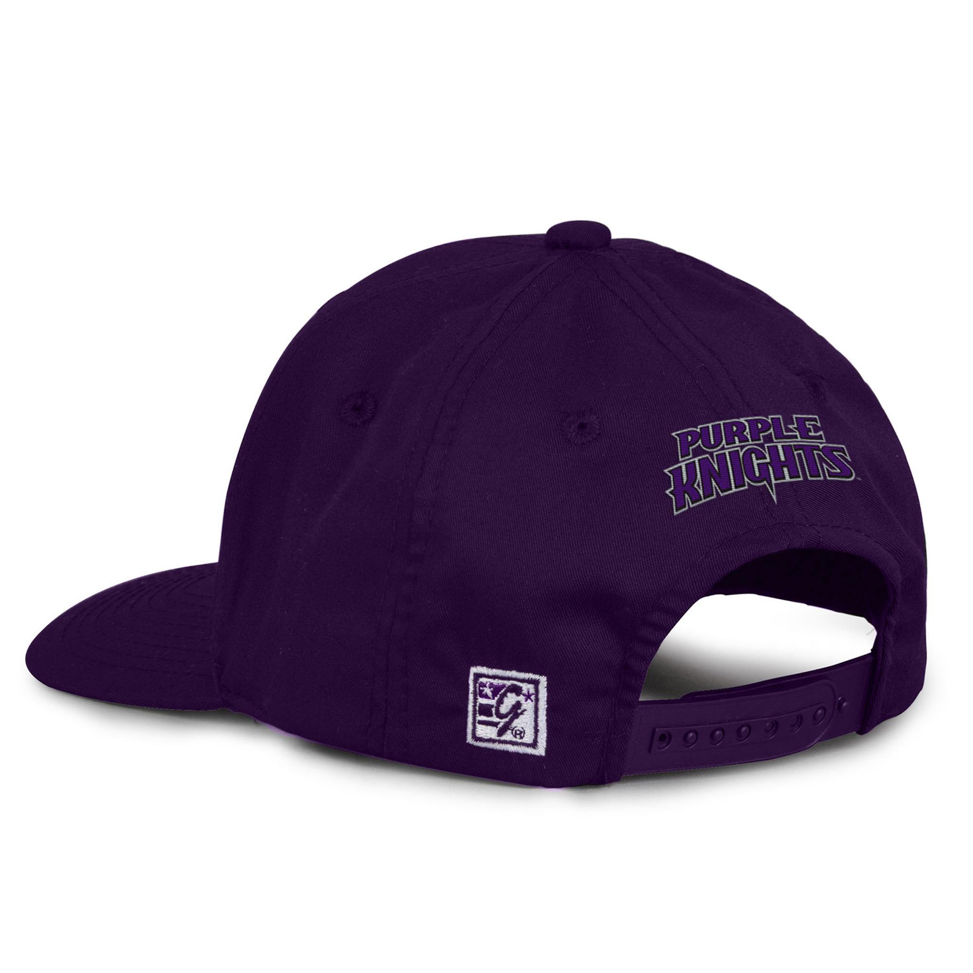 Purple Knights Cap University of Bridgeport