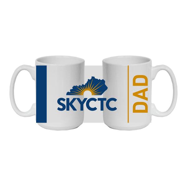KSCKY 15 OZ MUG DAD WHT; $14.99