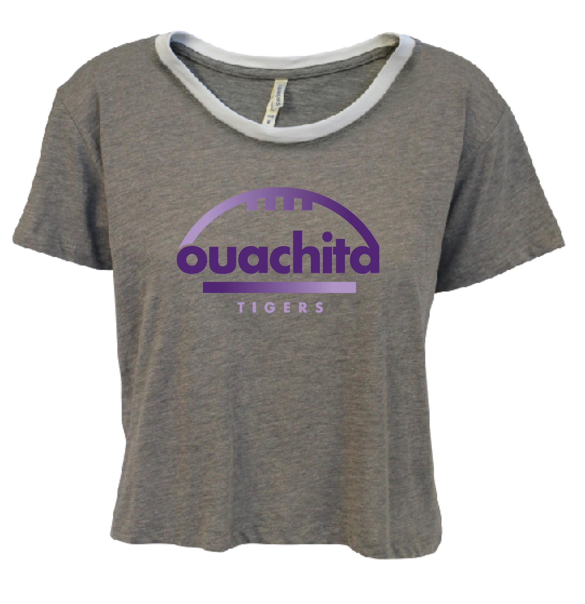 image of: OUACHITA TIGERS CROPPED TEE