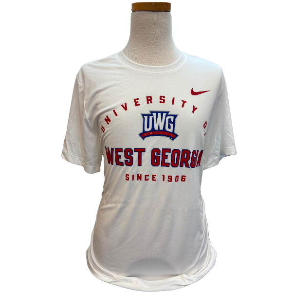 UNIV. WEST GA ATHLETICS NIKE LEGEND SS TEE; $44.99