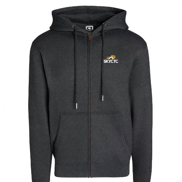 SKYCTC HOODIE FULL ZIP STATE LOGO LC; $59.99
