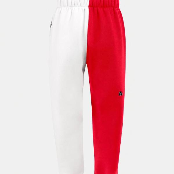 SUU Colorblock Sweatpants – Red/White; $59.99