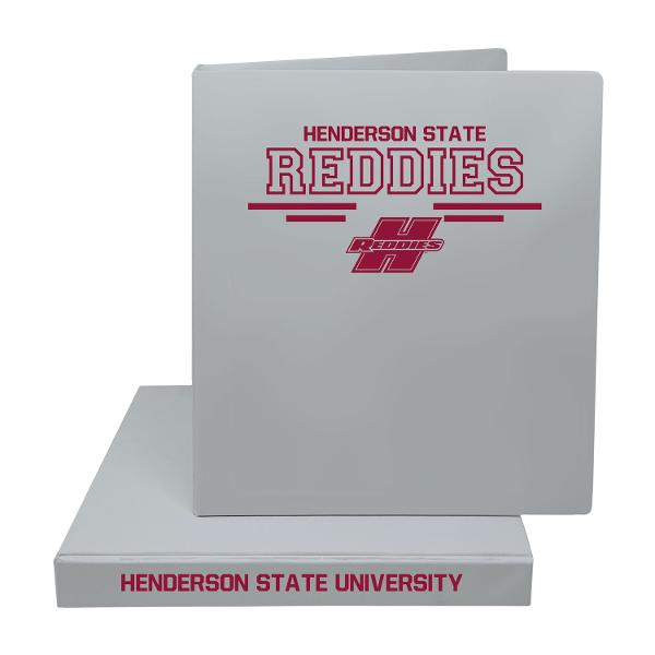 Henderson State Reddies 1" Vinyl Binder; $8.99