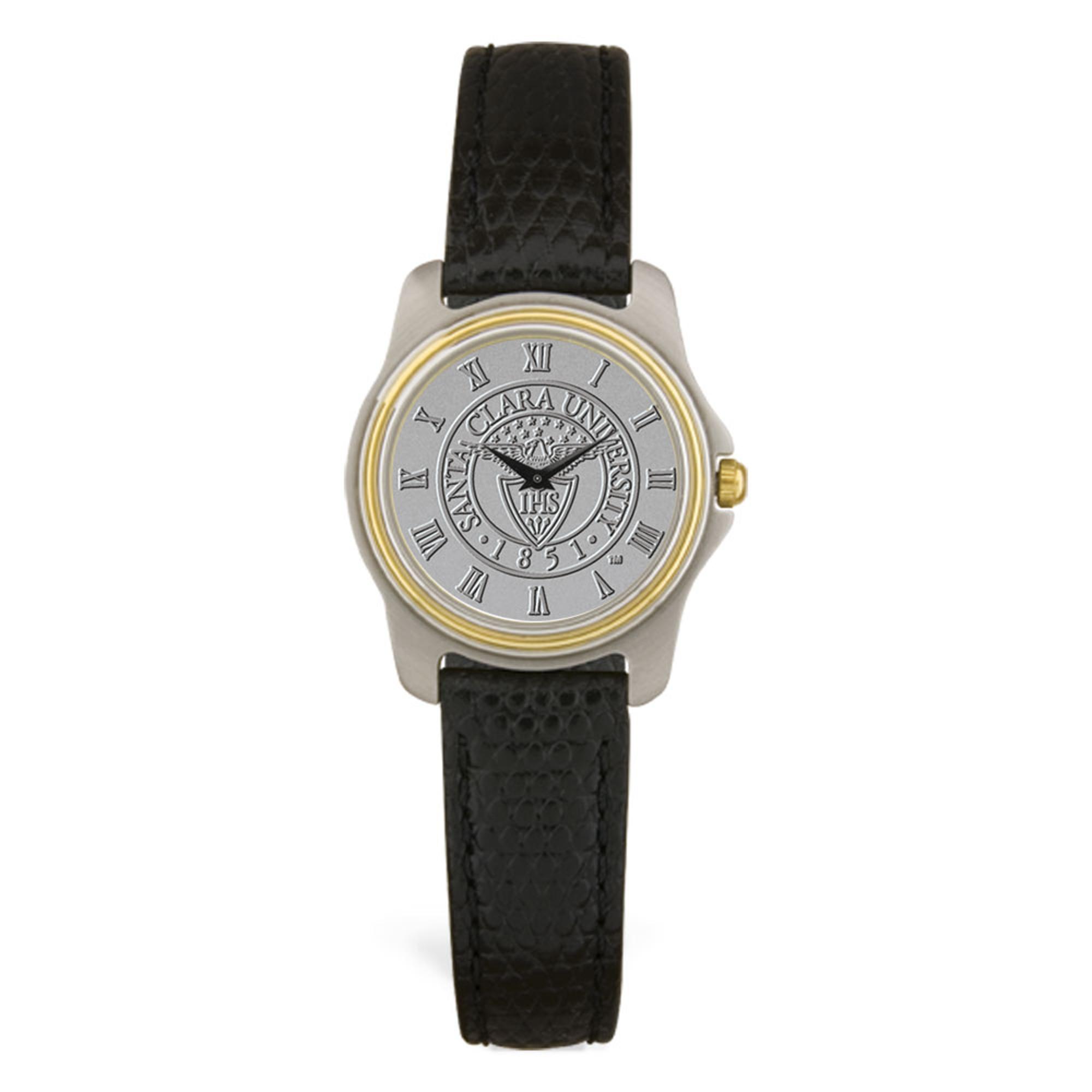 Product image 1 of 1 for Santa Clara University Ladies' Wristwatch, Black Band