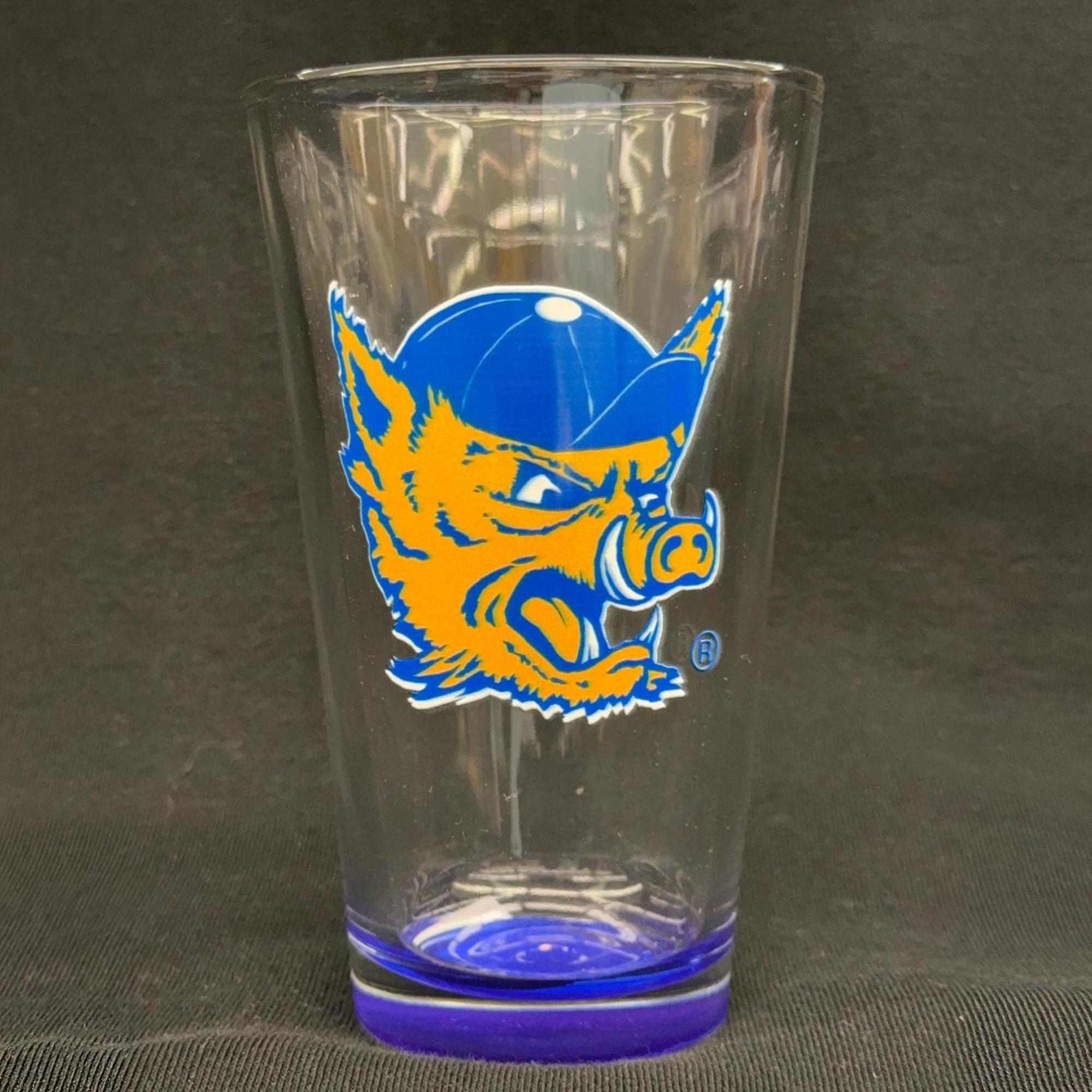Product image 1 of 1 for Pint Glass with Blue Bottom 16oz