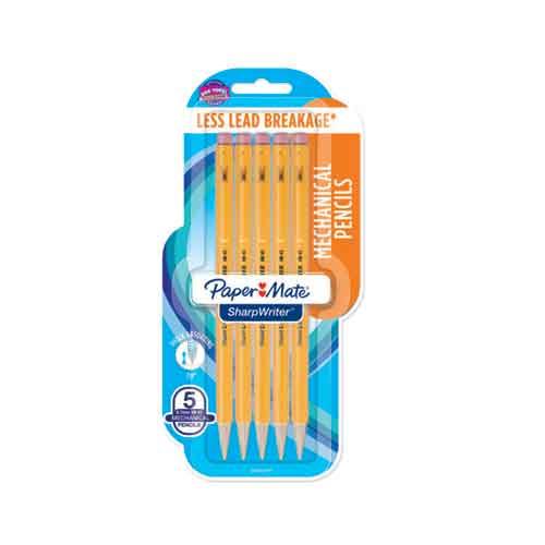 PaperMate No.2 SharpWriter Mech. Pencil .7mm 5pk; $4.39