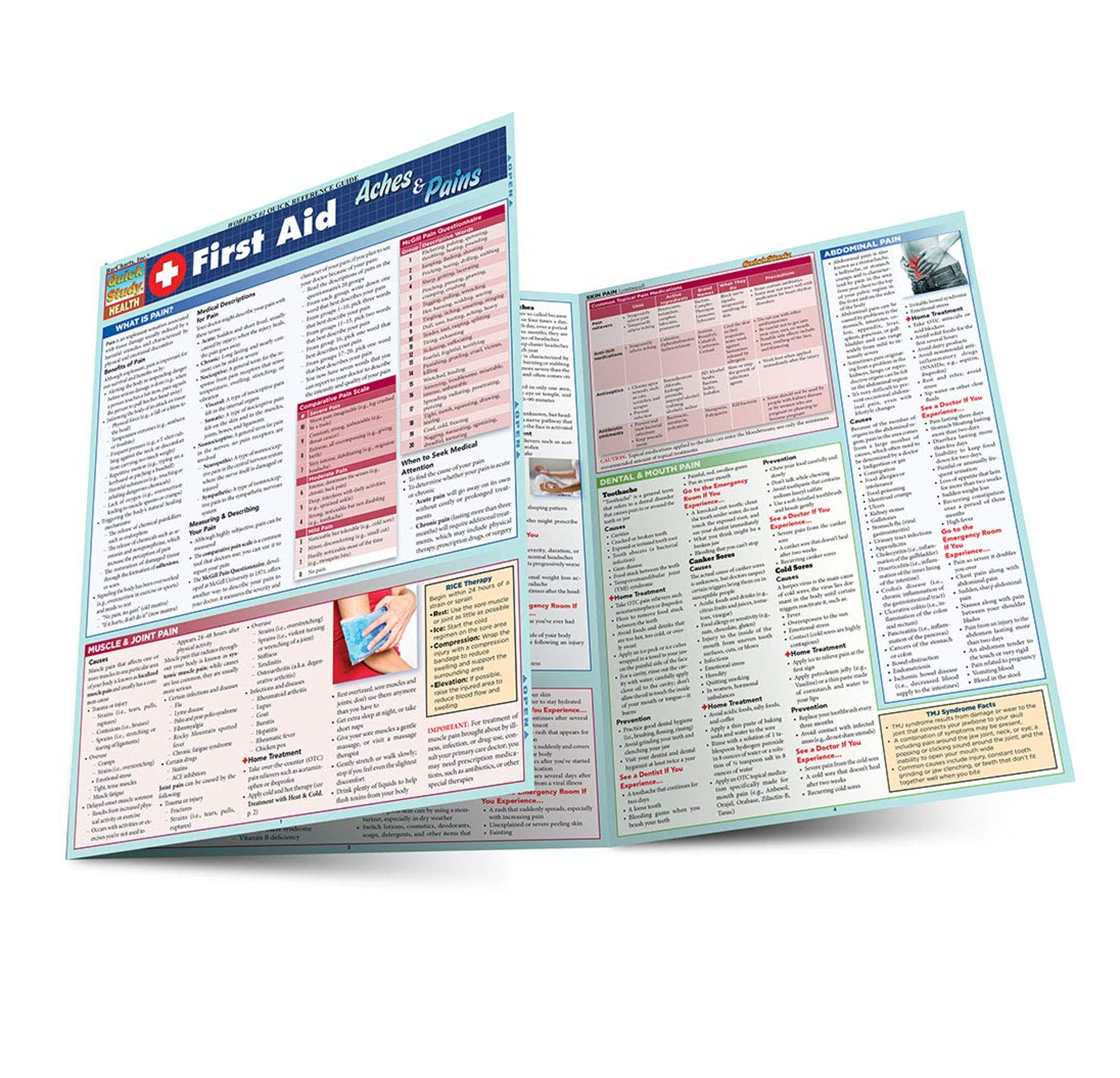 Cover image for FIRST AID: ACHES & PAINS - BARCHARTS