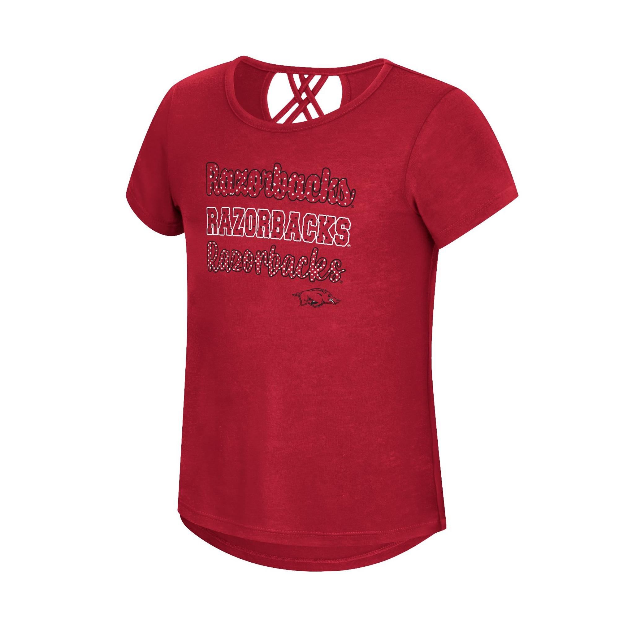 image of: Arkansas Razorbacks Girls Katie Strappy Tee