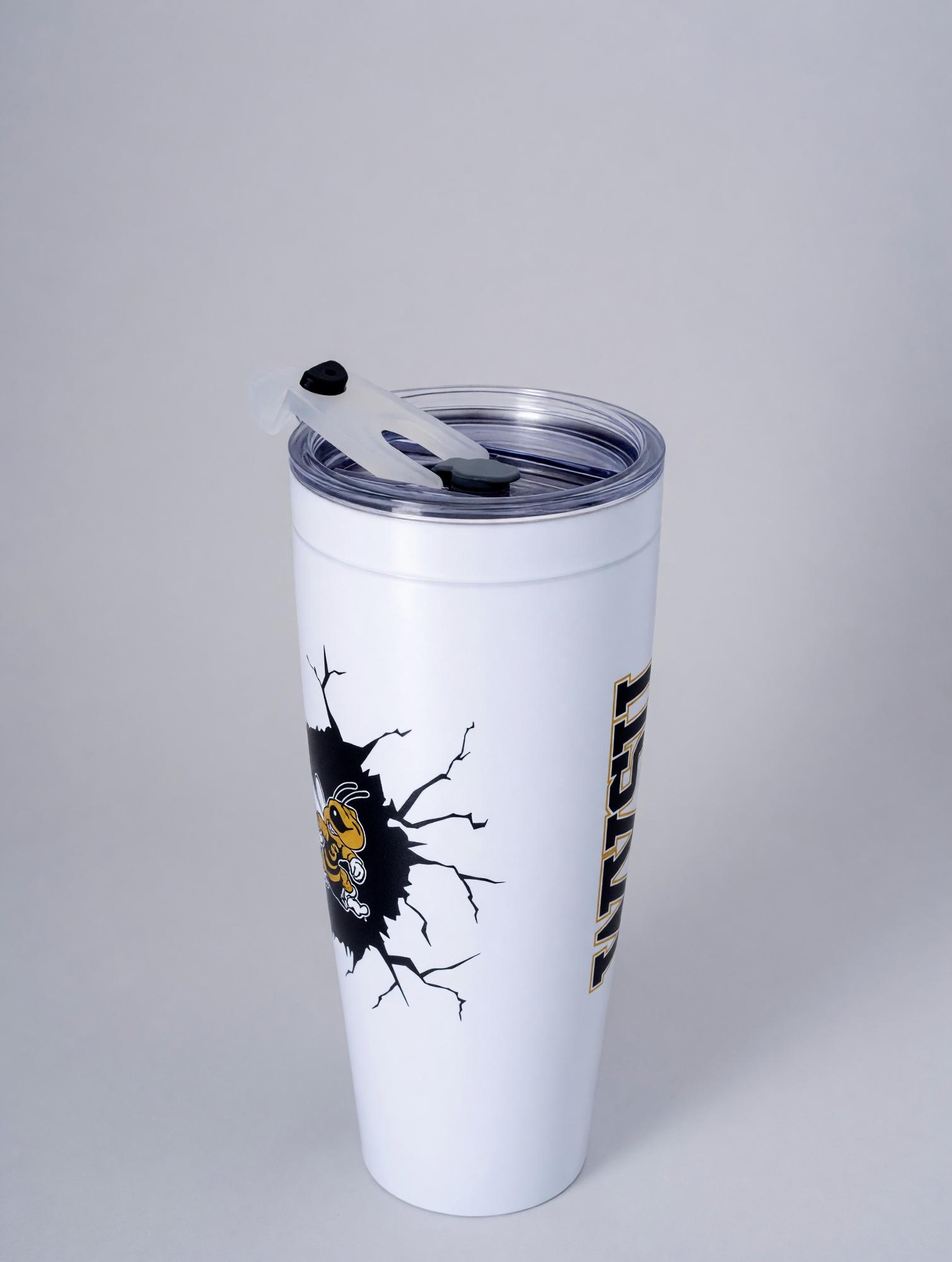 Product image 1 of 2 for TUMBLER - MCM White Mascot Crash