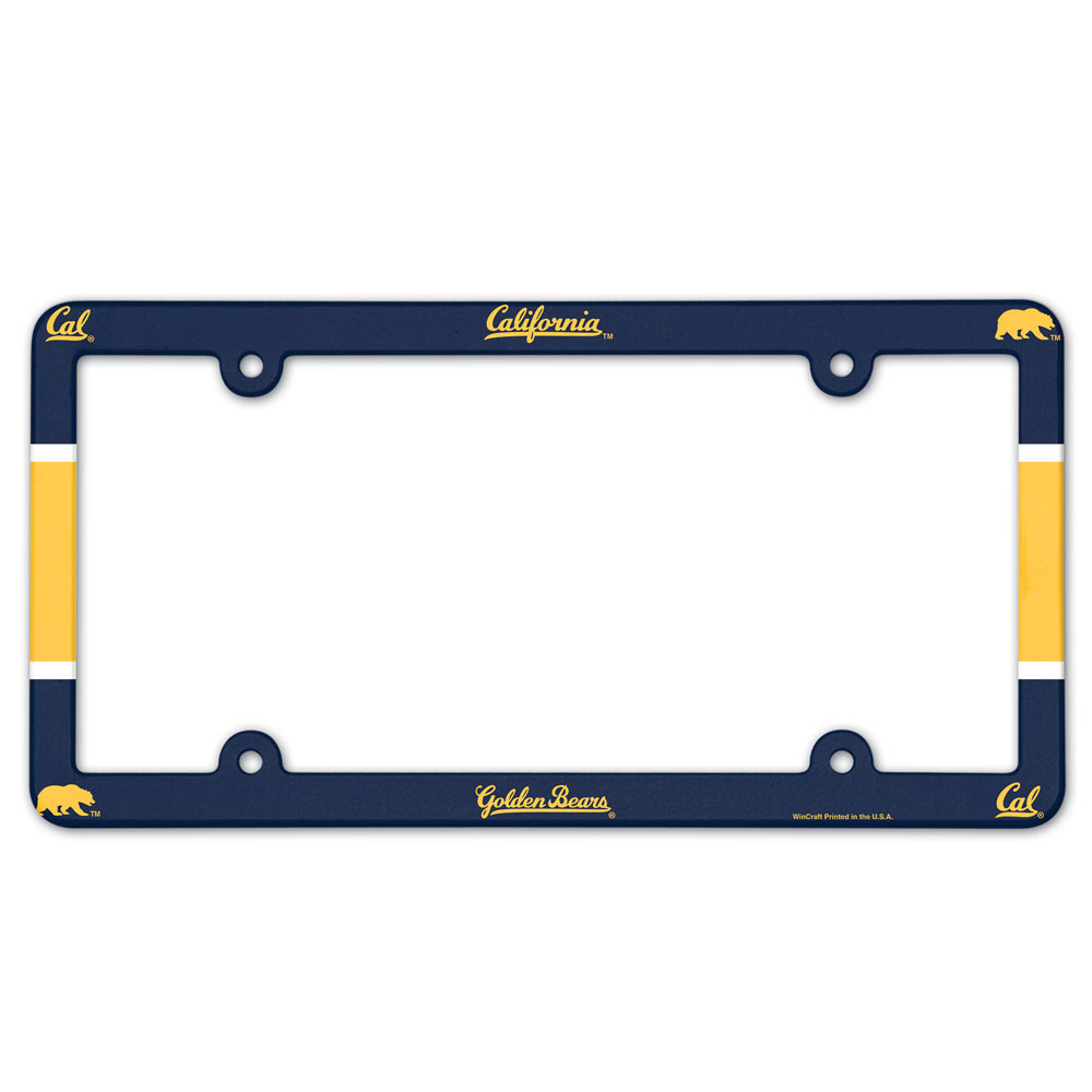 Product image 1 of 1 for Cal Triple Logo License Plate