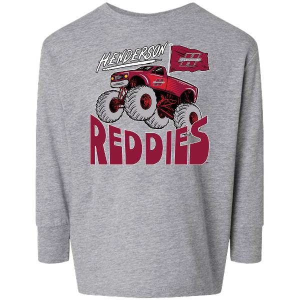 Henderson Reddies Monster Truck Toddler Long Sleeve Tee; $29.99