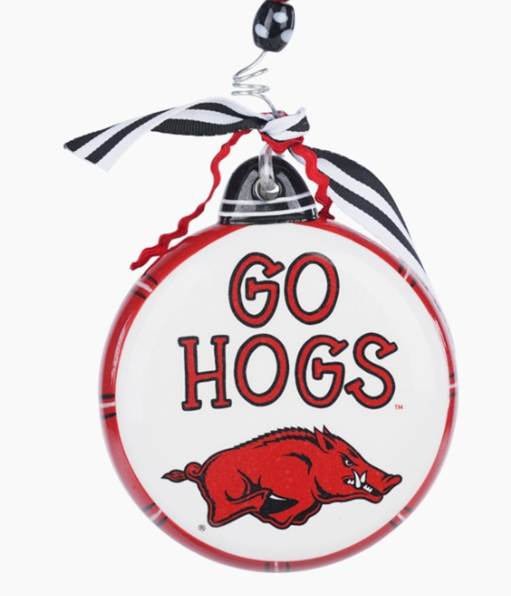 image of: Arkansas Razorbacks Go Hogs Puff Ornament