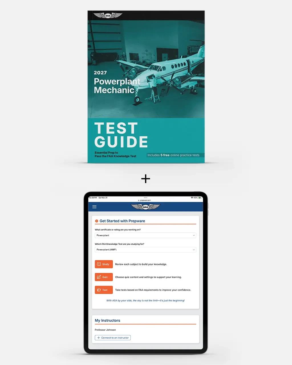 Cover image for 2027 POWERPLANT PREPWARE SOFTWARE + TEST GUIDE