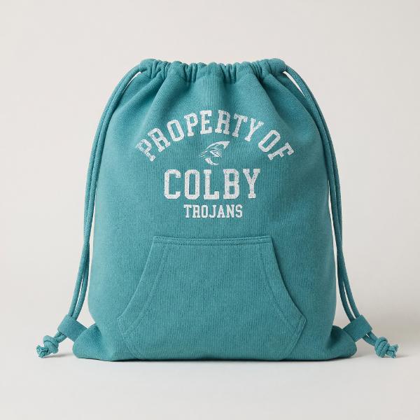 Property of Colby Trojans Drawstring Bag; $15.99