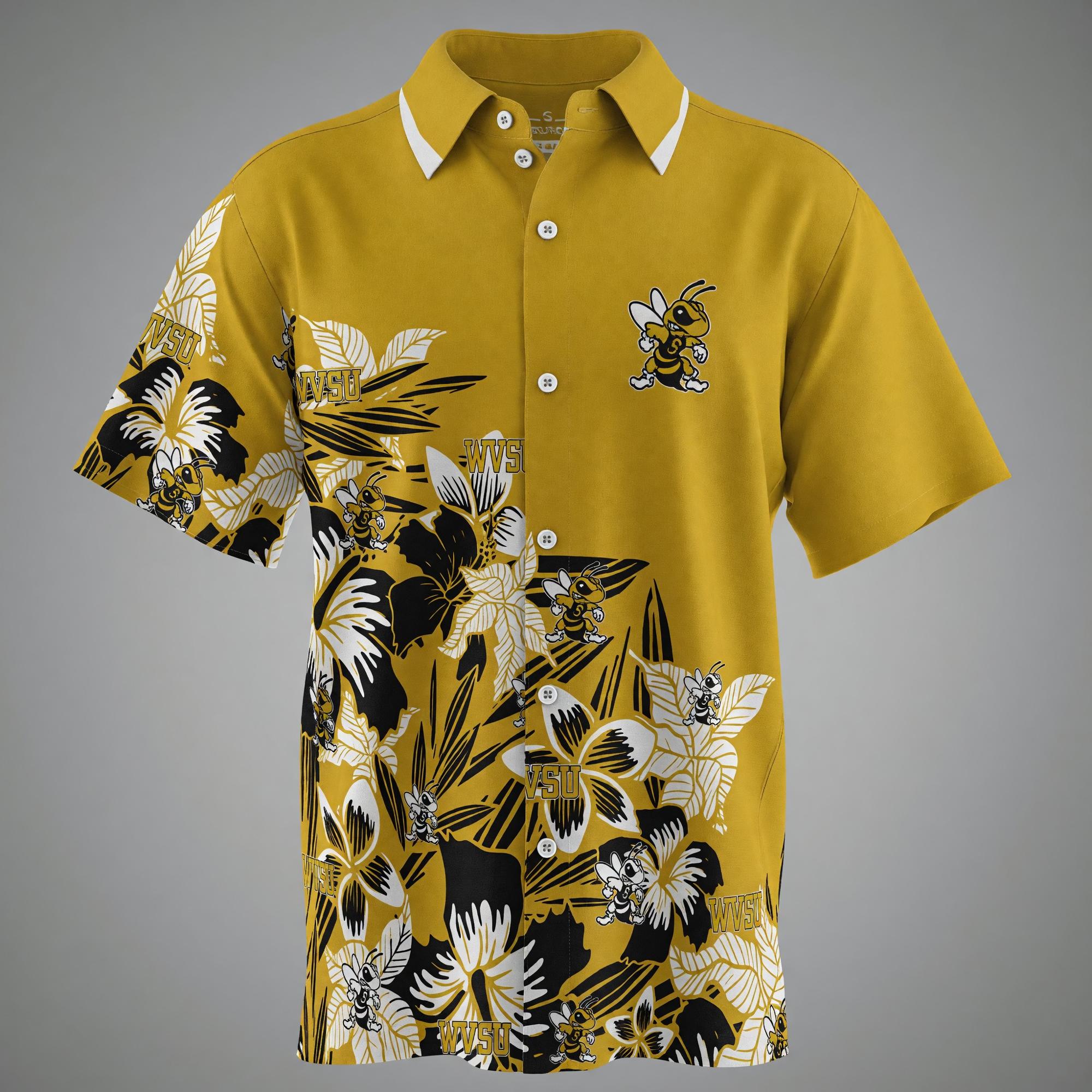 Product image 1 of 1 for Hawaiian Button Up - Founder Gold