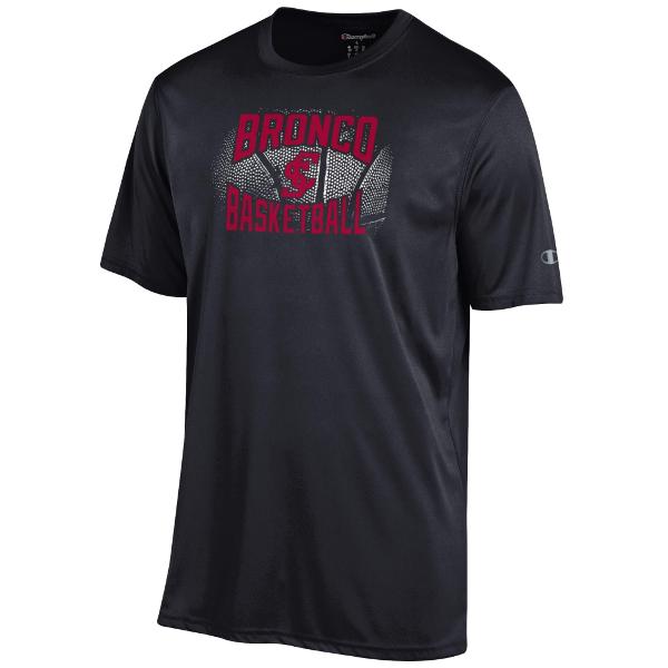Santa Clara Broncos Basketball Champion Short Sleeve Tee, Black; $29.98