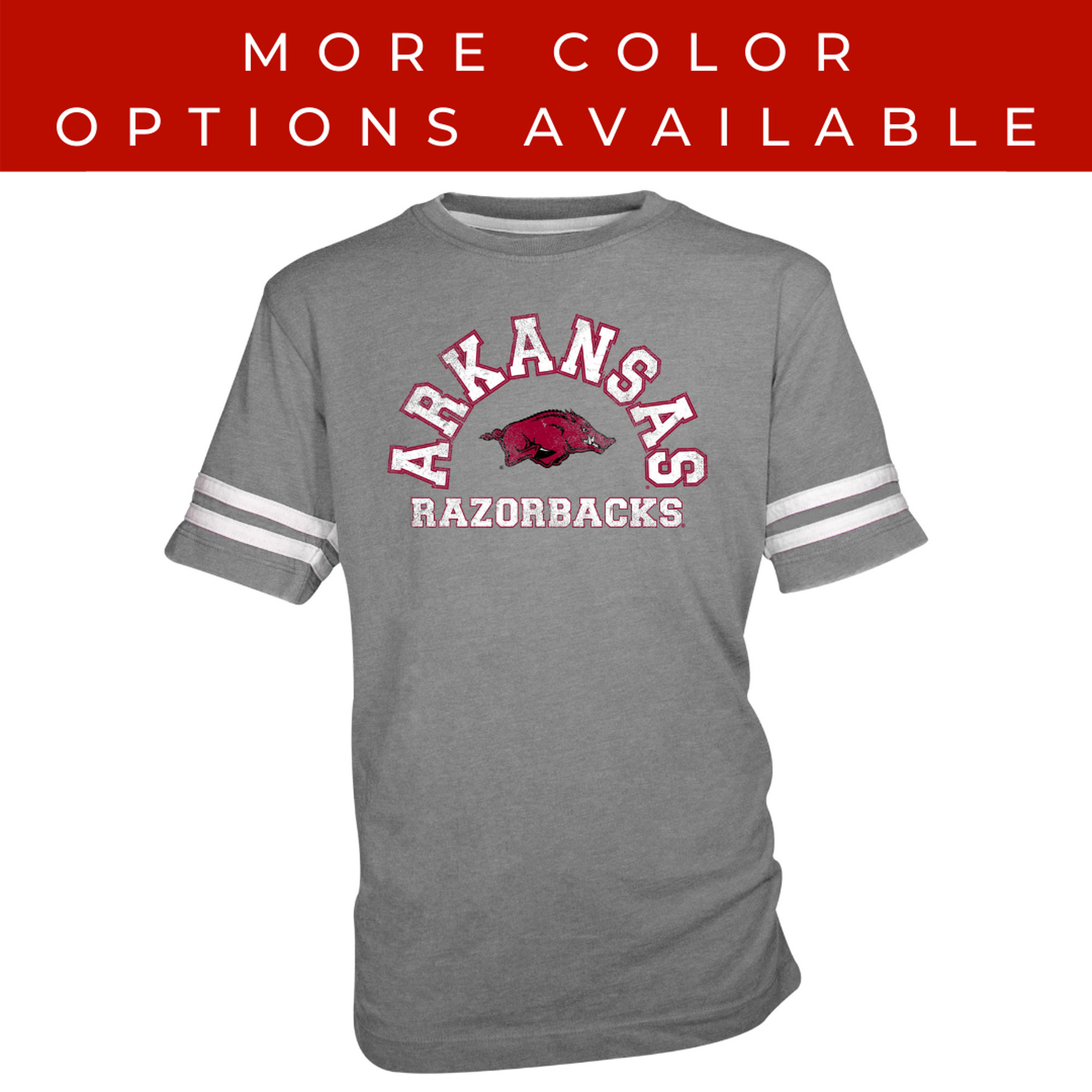 image of: Arkansas Razorbacks Youth Cal Burnout Short Sleeve Tee