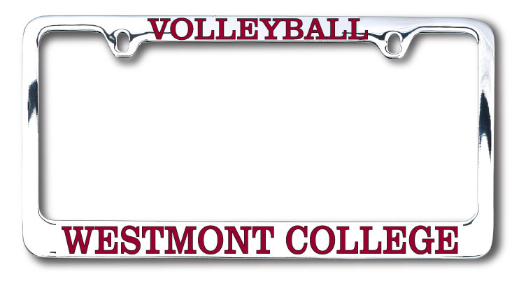 image of: Volleyball Westmont License Plate Frame
