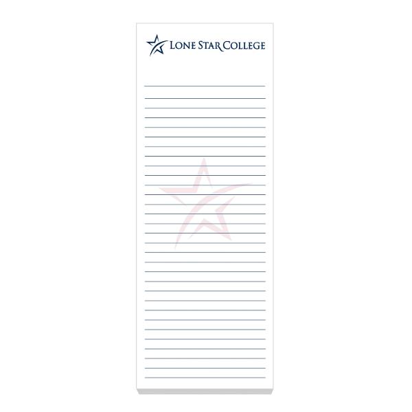 Lone Star College Logo 3in x 8in Sticky Notes, 5 Pack; $9.98