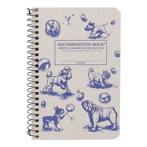 Product image 1 of 1 for Michael Roger 4x6 Pocket Sized Decomposition Book - Dogs & Bubbles