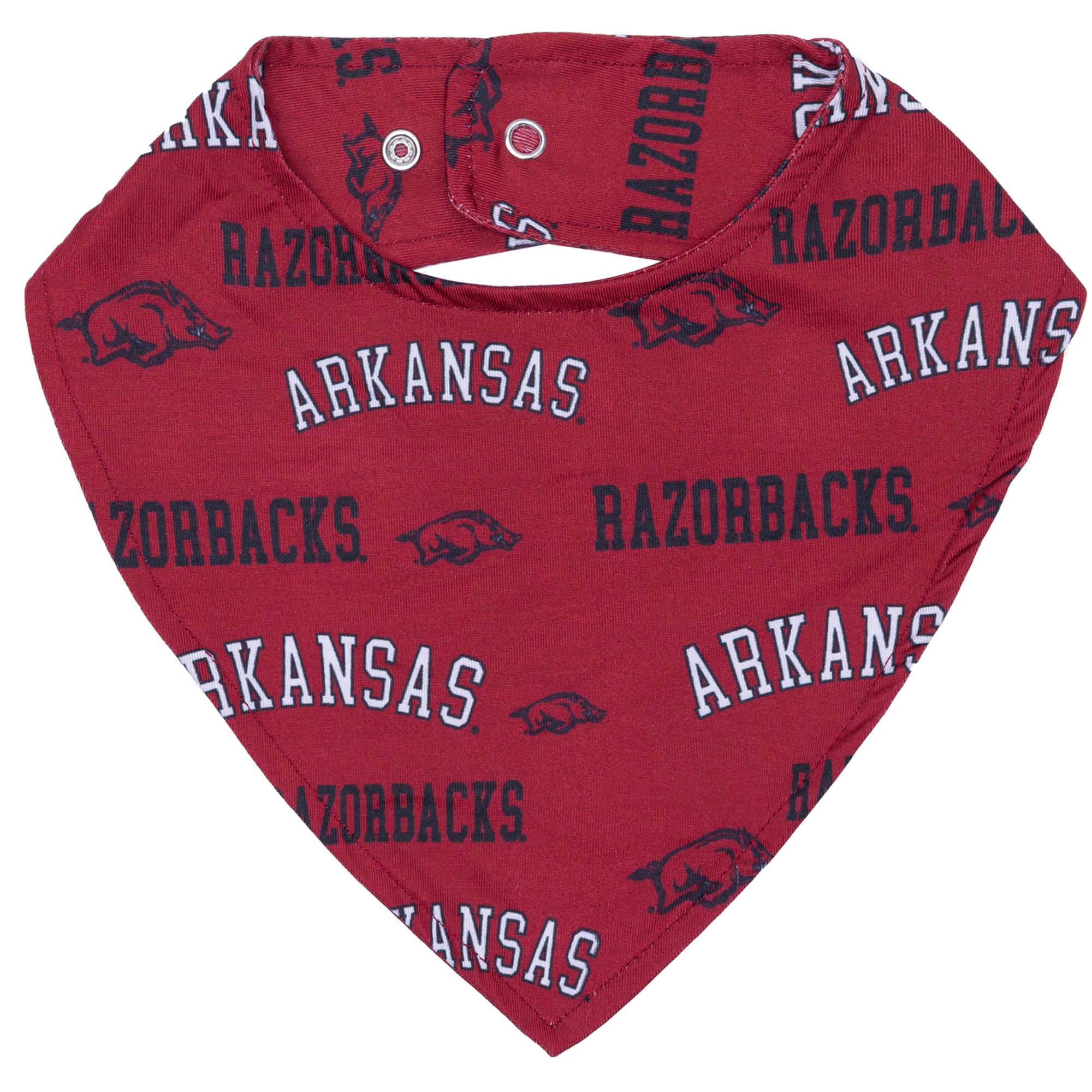 image of: Arkansas Razorbacks Infant Bib - Crimson