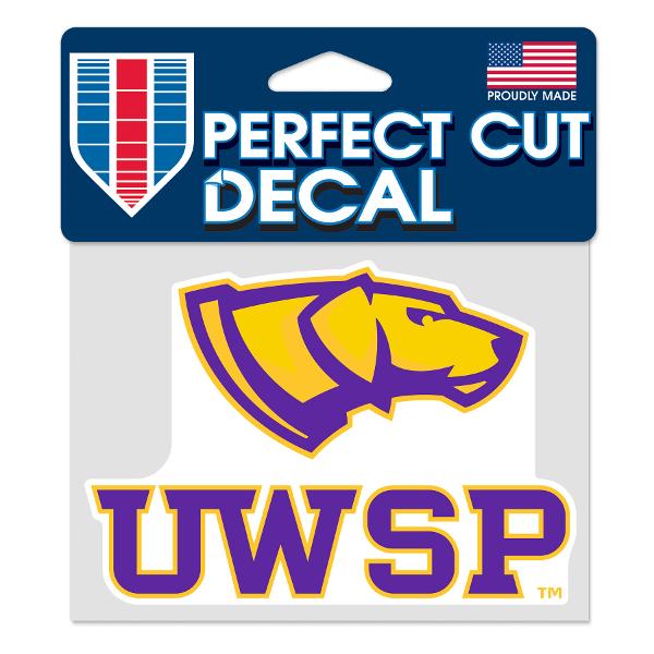 UWSP Pointers 4in x 5in Perfect Cut Decal; $7.98
