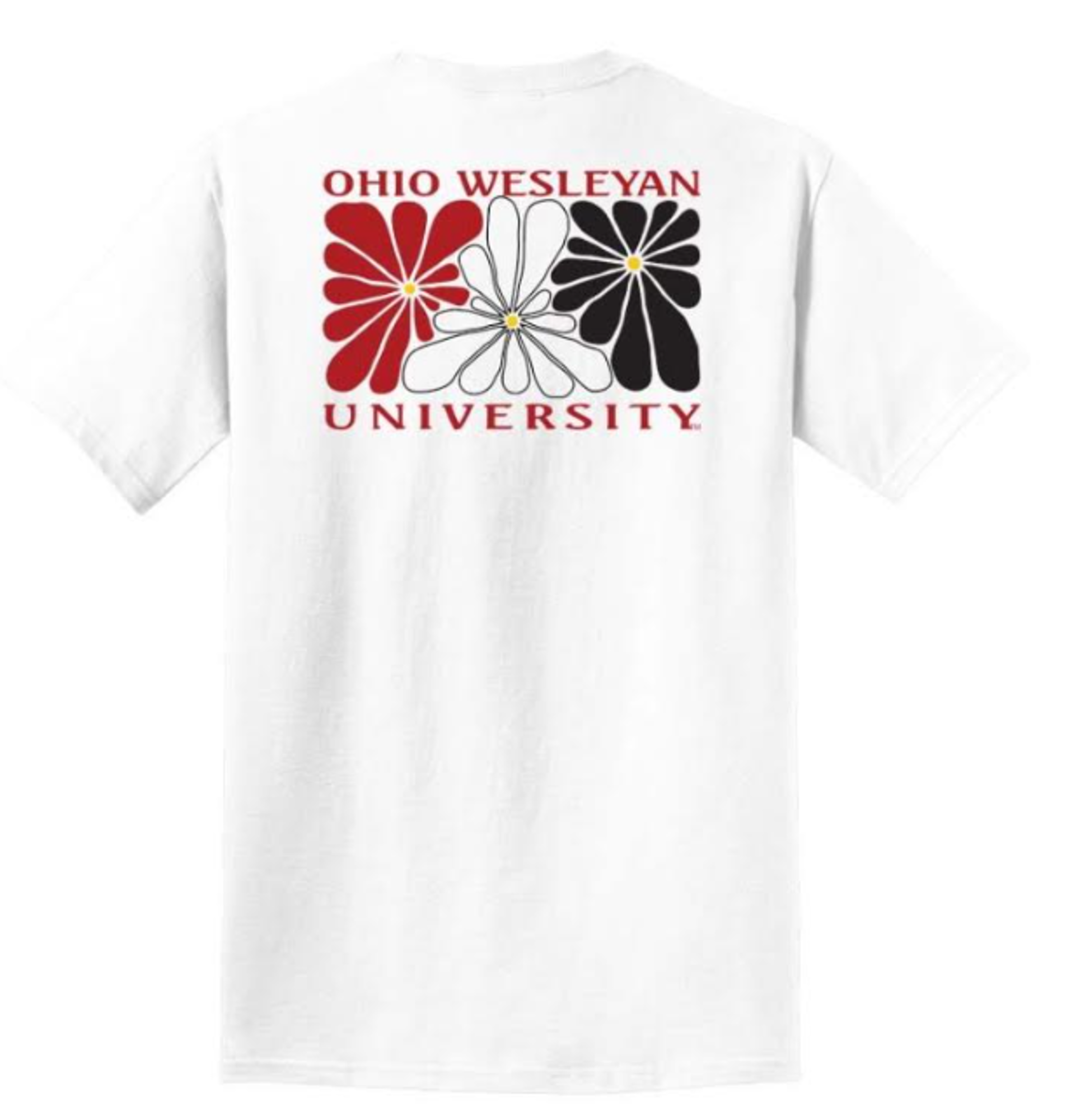 Product image 1 of 2 for OWU Short Sleeve Radiate Flower Tee White