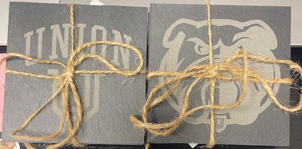 Union Bulldogs Stone Coasters; $24.99