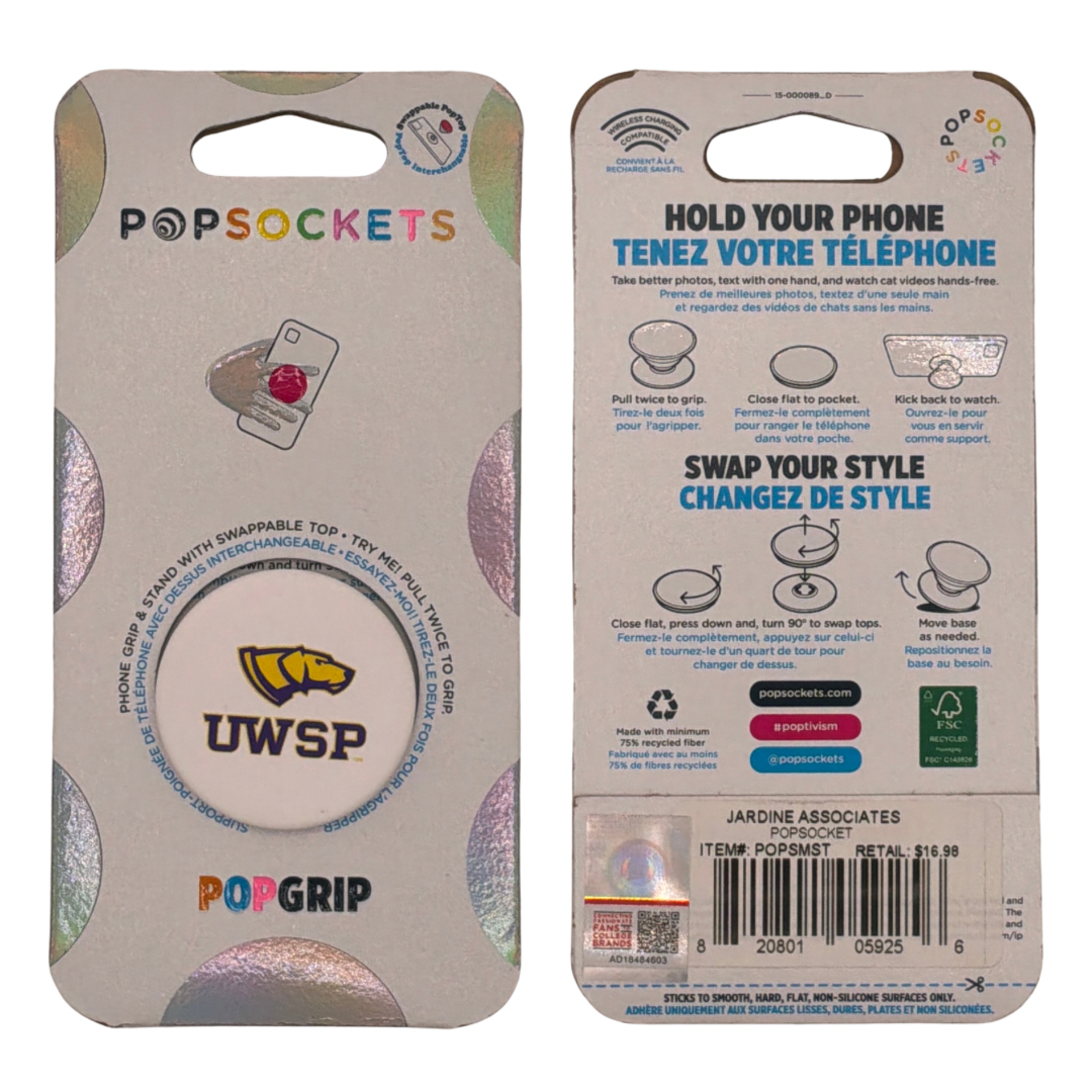 Product image 2 of 2 for UWSP Pop Socket