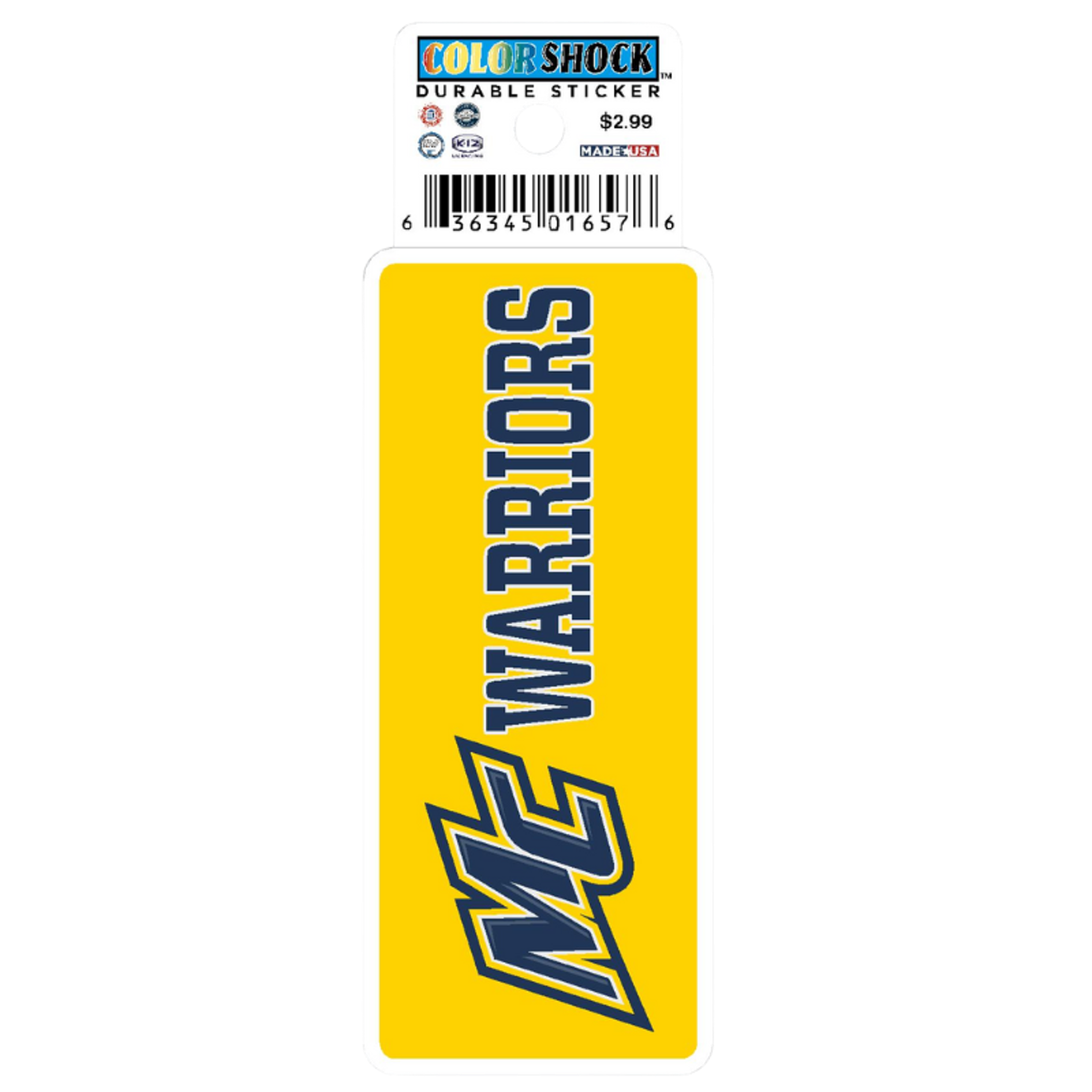 image of: MC Warriors Textured Stickers