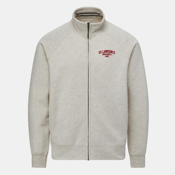 Vintage Fleece Track Jacket with Back Embroidery; $59.95
