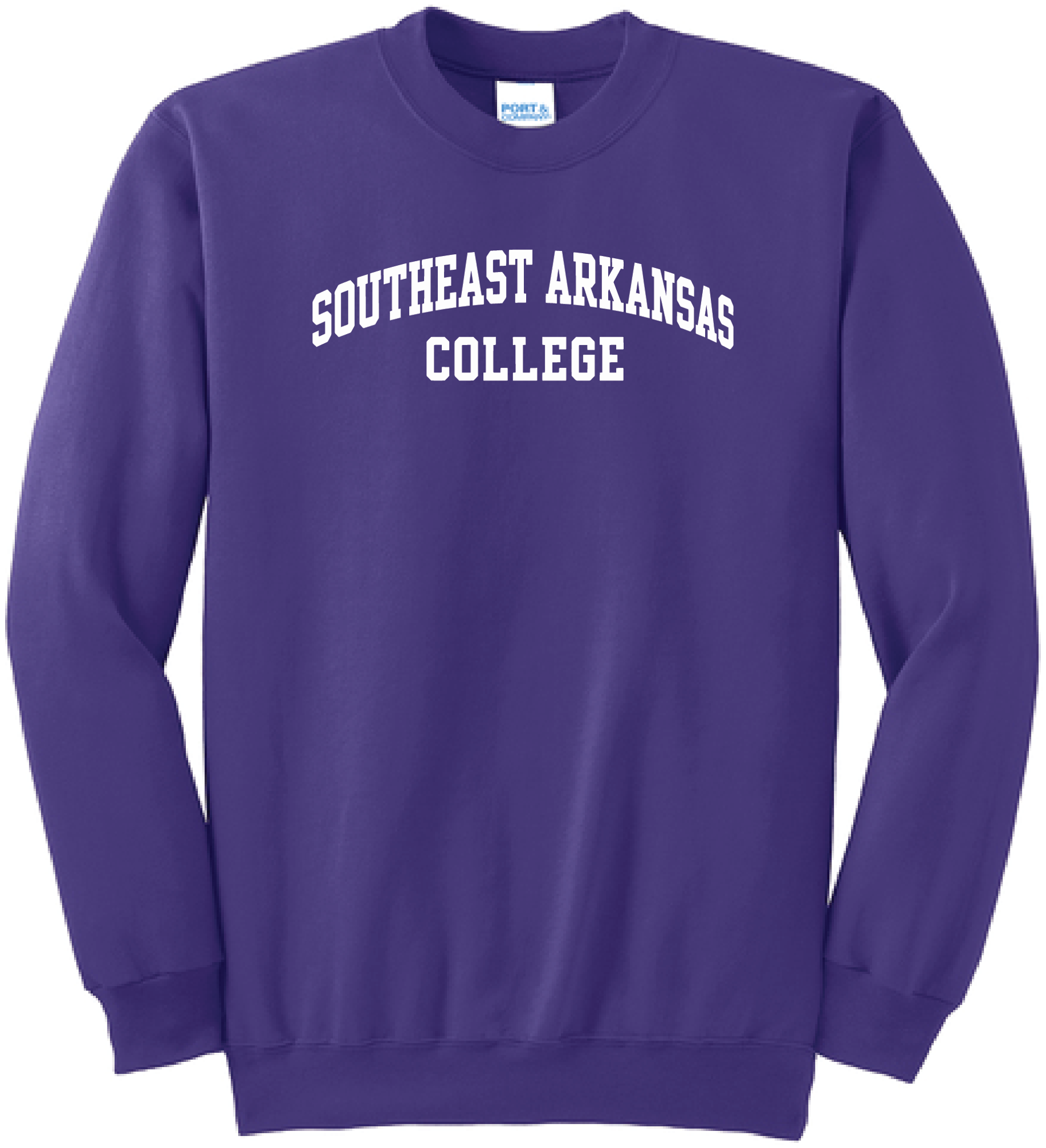 Variant 3 of 3 for Southeast Arkansas College Arch Crew Sweatshirt