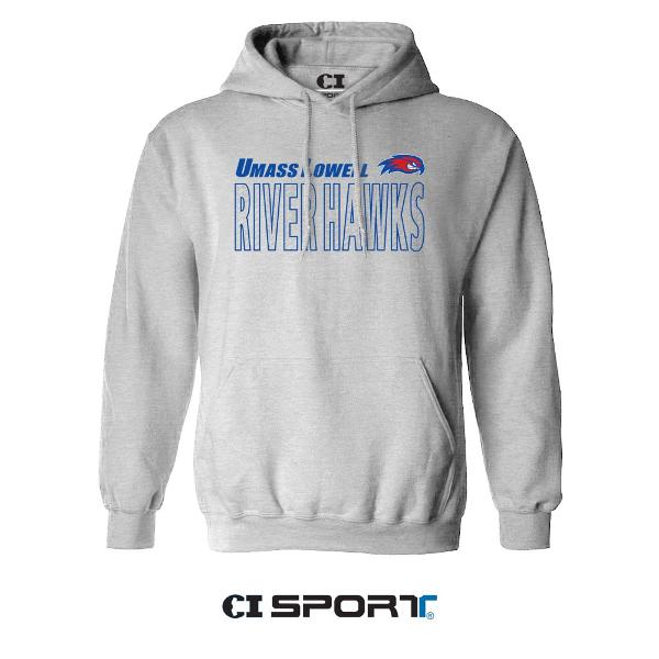 UMass Lowell River Hawks Bubble Outline Hood; $64.99