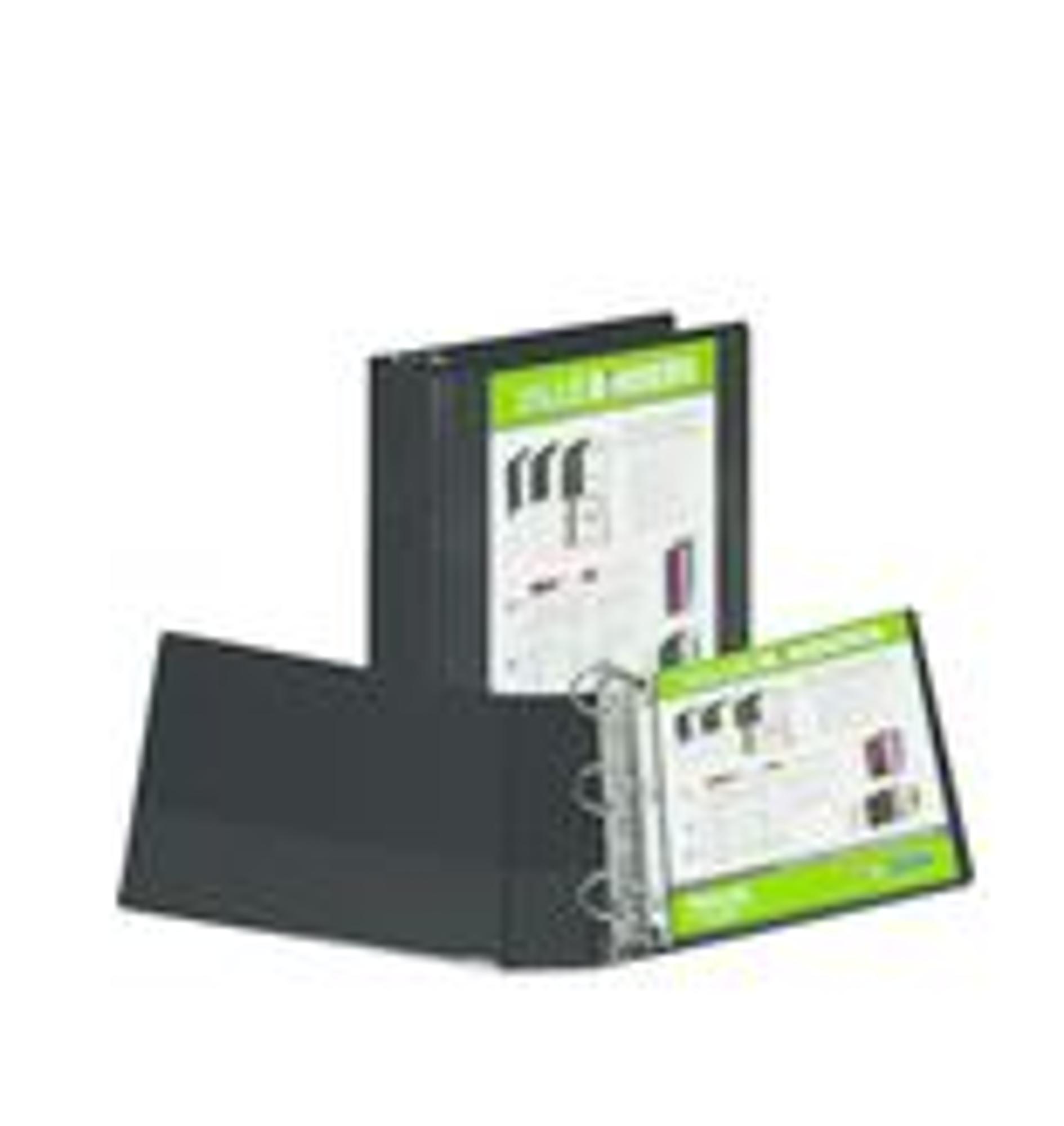 image of: -Samsill Value Plus D-Ring View Binder - 2" Black