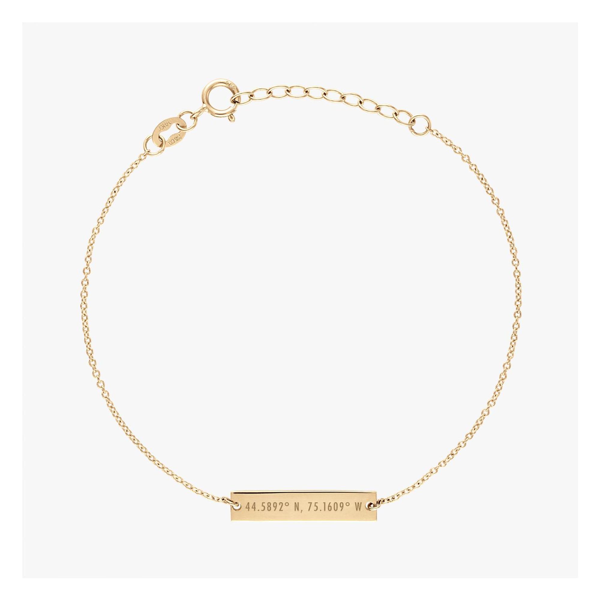 Kyle Cavan St Lawrence Coordinates Bracelet