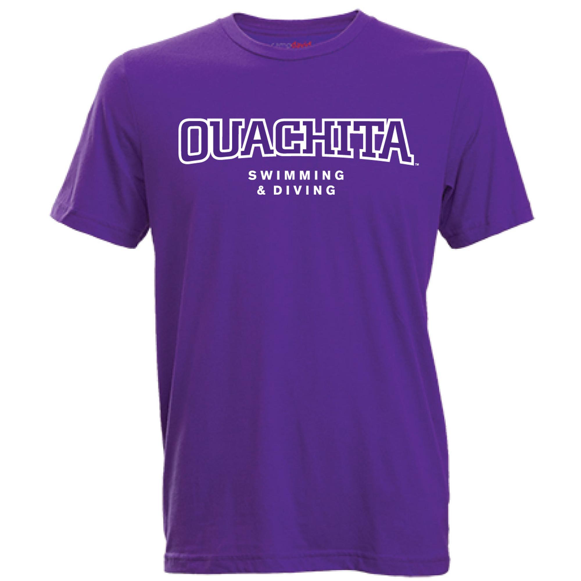 image of: Ouachita Swimming & Diving Cruiser Short Sleeve Tee