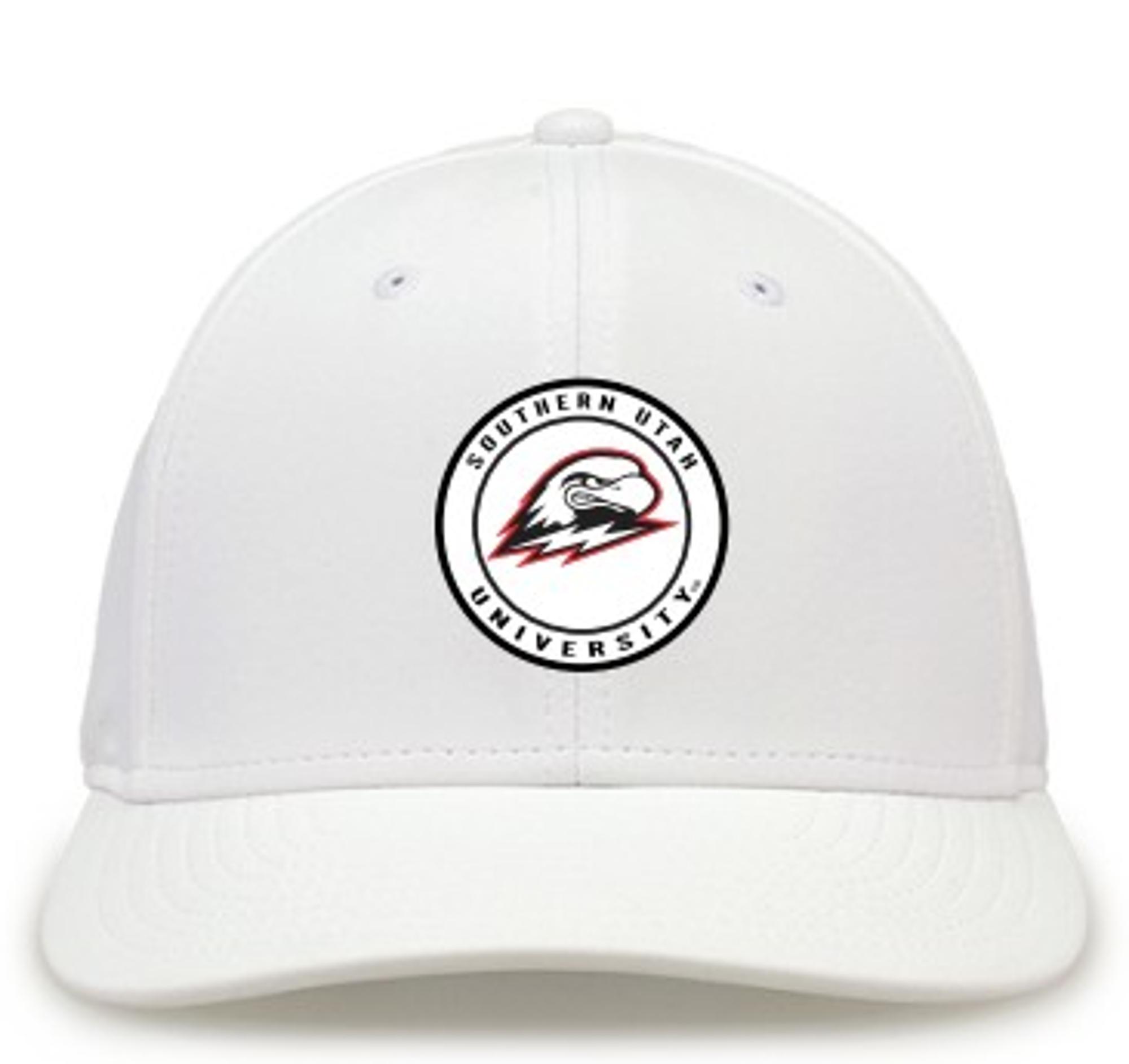 image of: MV SPORT THE GAME HAT WHITE SOU/ THOR ROUND PATCH