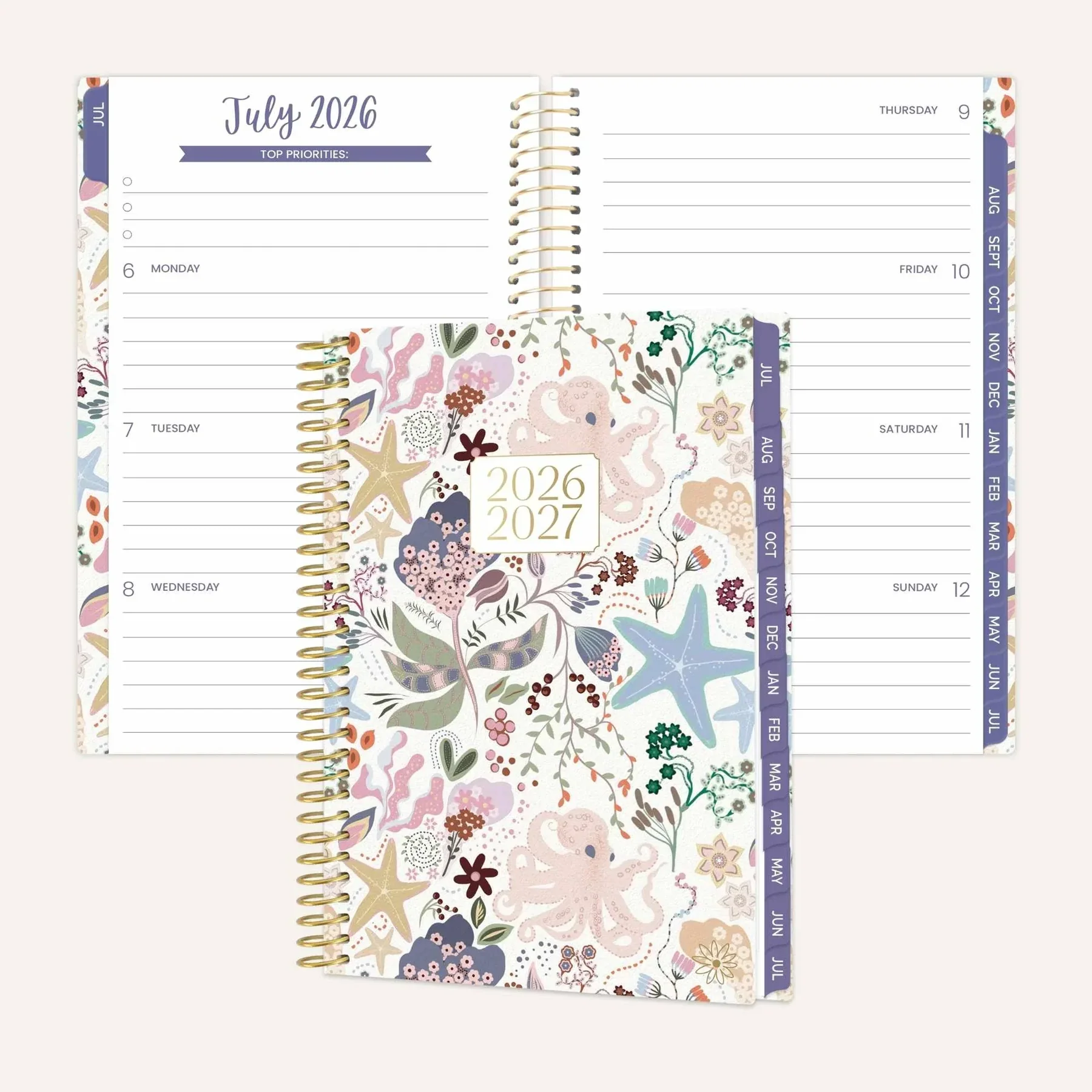 Product image 1 of 1 for PLANNER Bloom Pocket Soft 4x6 Seaside Whimsey
