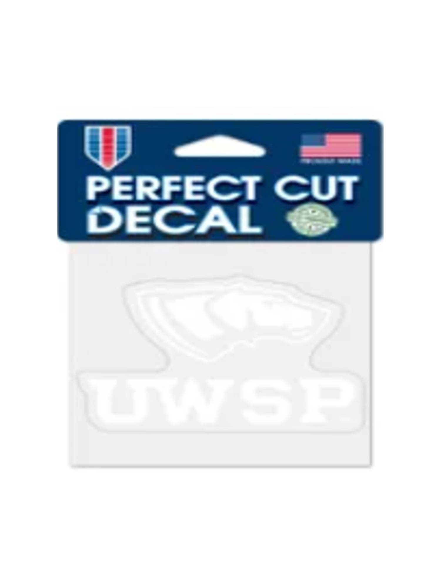 Product image 1 of 1 for UWSP Logo 4X4 Perfect Cut Decal