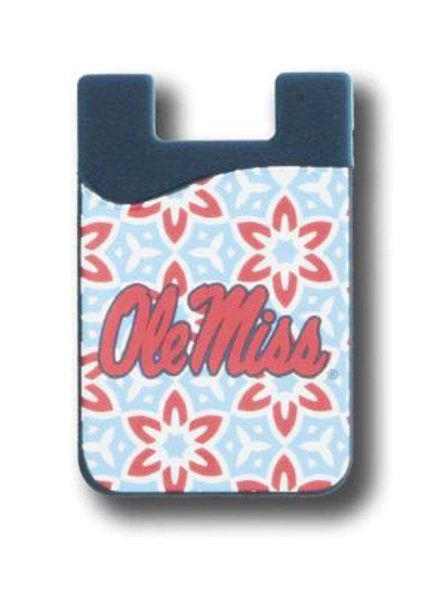 image of: Ole Miss Phone Wallet ID Holder Floral