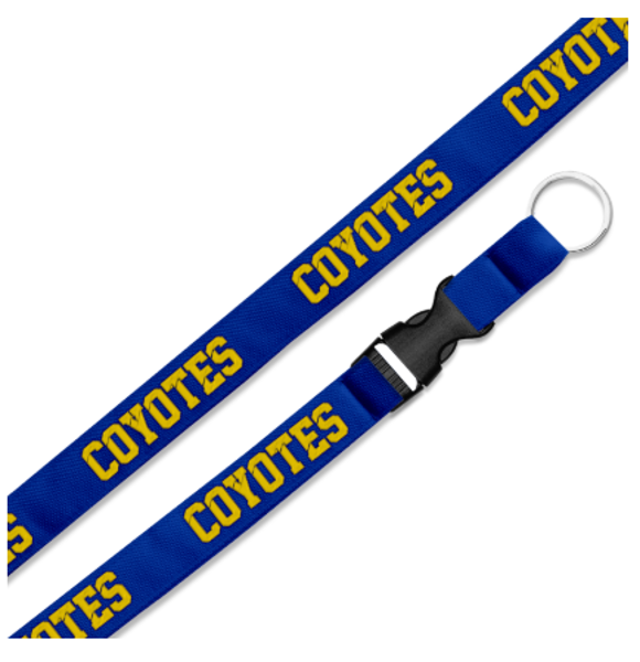 CSN 3/4" WOVEN LANYARD COYOTES; $4.55