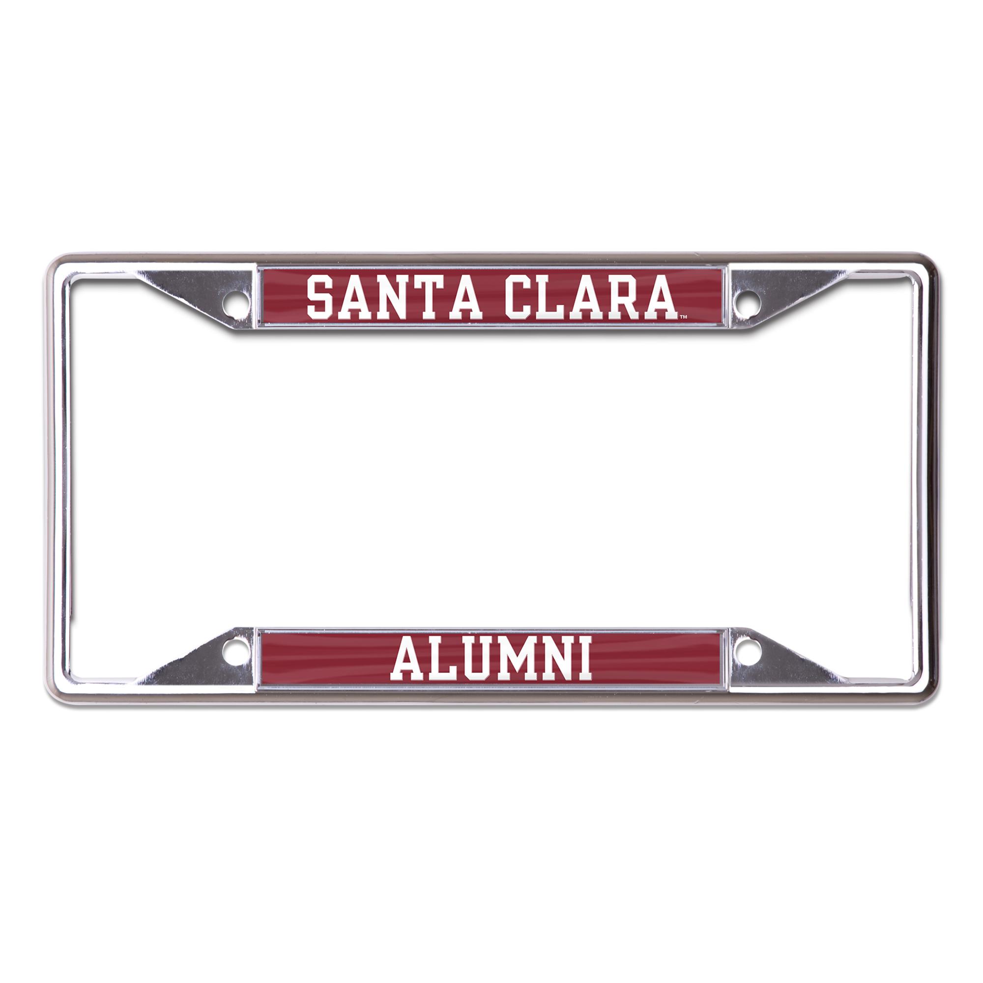 image of: Santa Clara University Alumni Metal License Plate Frame