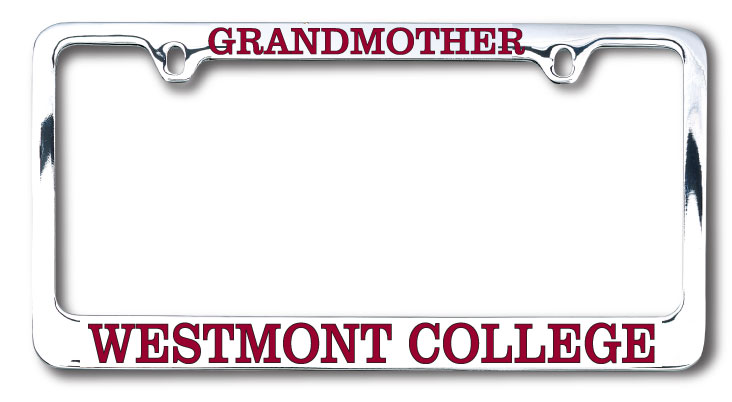 image of: Grandmother Westmont License Plate Frame