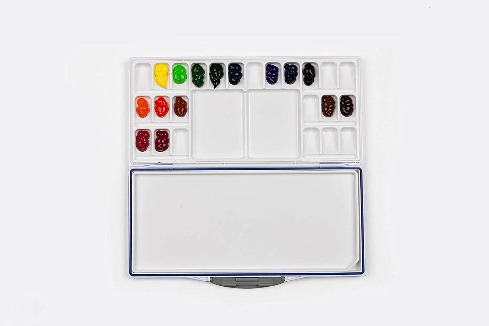 image of: -Mijello Fusion 24 Well Leakproof Airtight Watercolor Palette