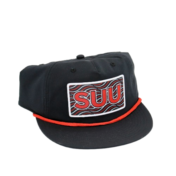 MV Sport Black Southern Utah SUU Patch Rope Hat; $25.99