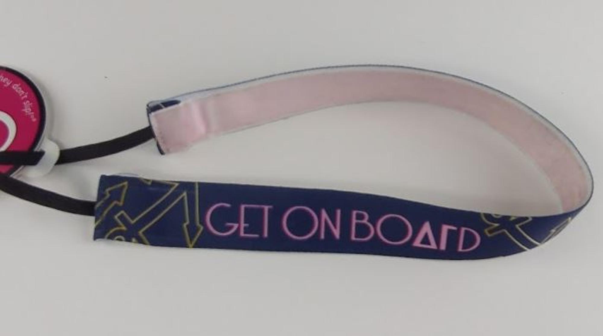 image of: Delta Gamma Sorority Headband Navy