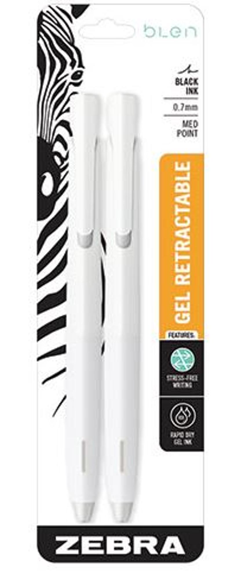 image of: bLen Gel Retractable Pens .7mm 2ct